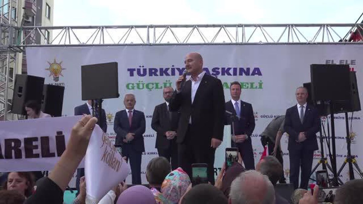 KIRKLARELİ - Bakan Soylu: 'Vallahi başkasının lafına bakmadık'