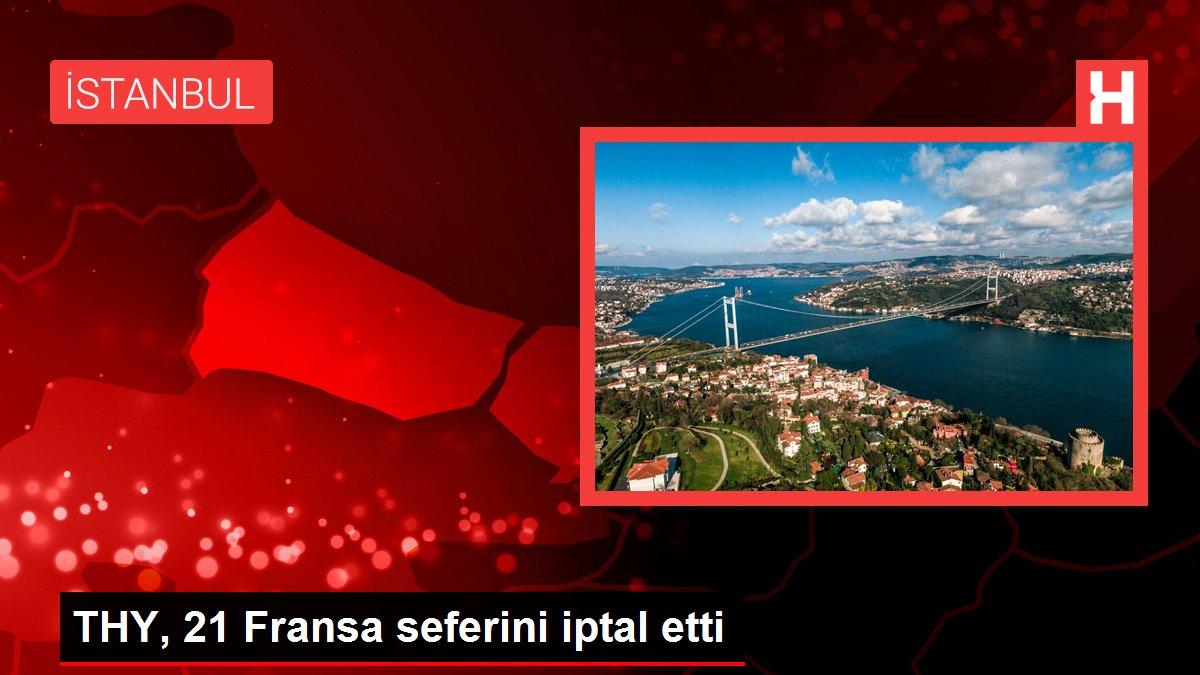 THY, 21 Fransa seferini iptal etti