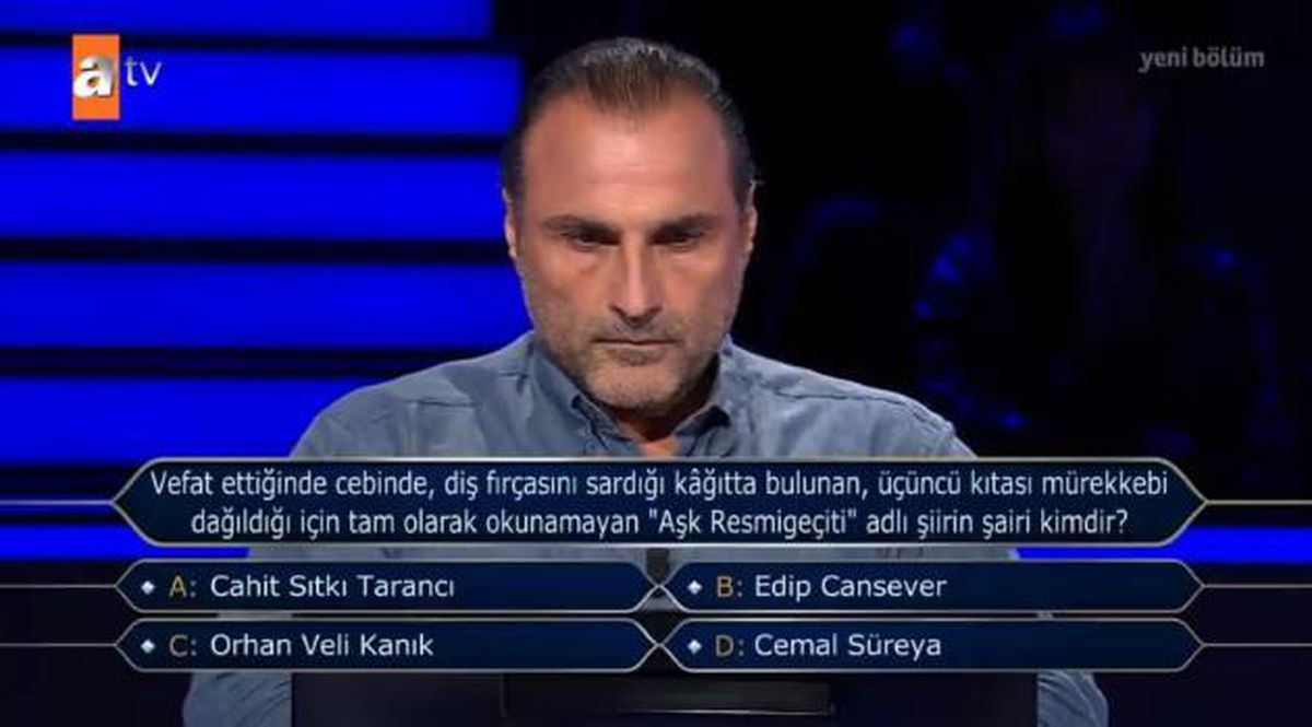 (Vefat ettiğinde cebinde, diş fırçasını...) Kim Milyoner Olmak İster 16 Eylül Sorusu Cevabı Nedir? Kim Milyoner Olmak İster 50 Bin TL'lik soru!