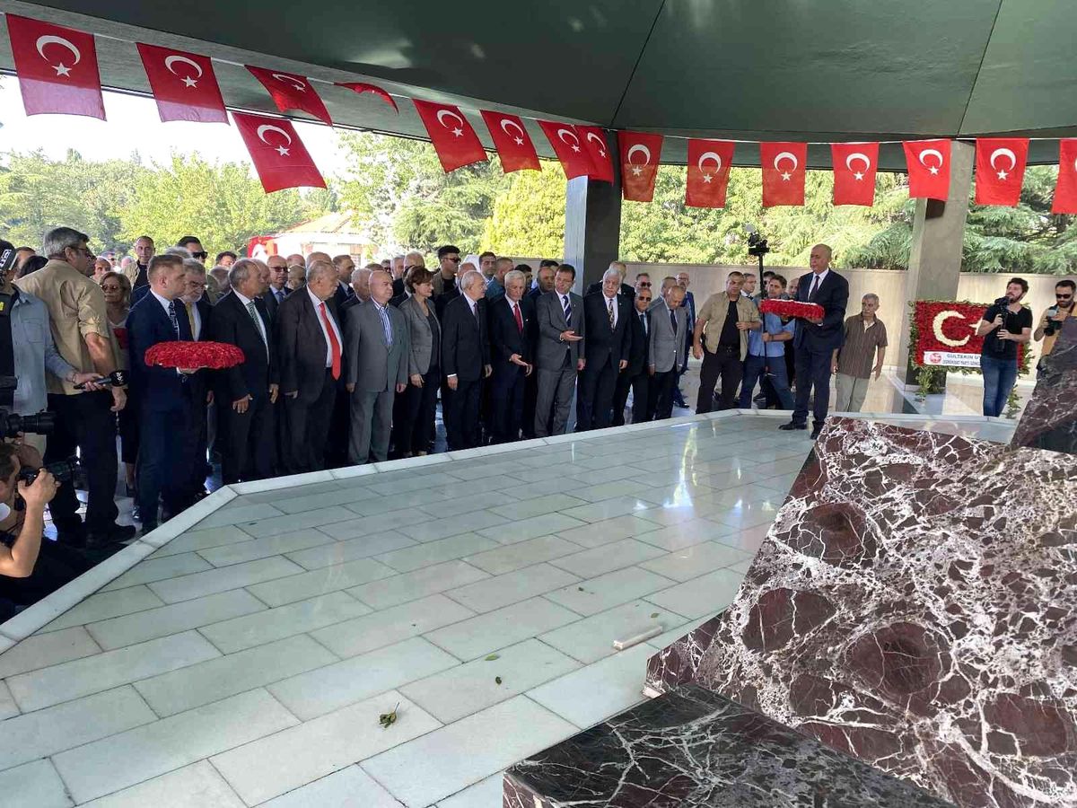 İzmir genel haberi... CHP Genel Başkanı Kılıçdaoğlu, Menderes'in anıt mezarını ziyaret etti