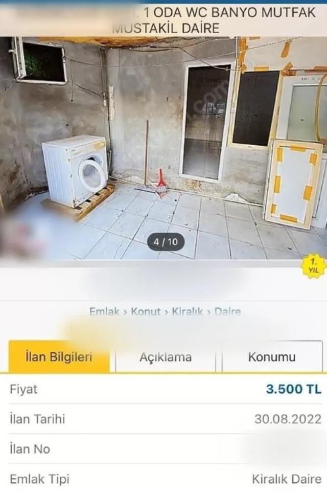 İstanbul'un göbeğinde 3.500 TL'ye ilana konulan evin halini görenlerin ağzını açık kaldı