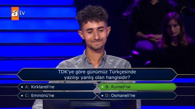 Kim Milyoner Olmak İster'de ilginç anlar! Yarışmacı, cevabını bildiği 200 bin TL'lik soruyu yanıtlamadı