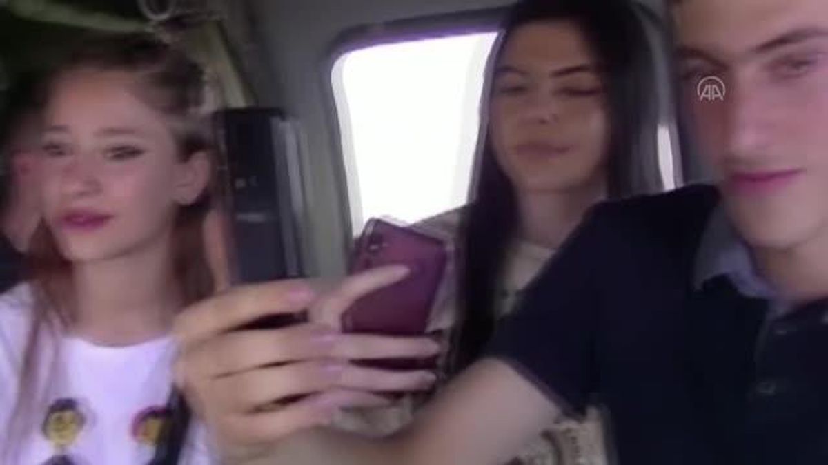 Son Dakika | 100 çocuk jandarma helikopterleriyle şehir turu attı
