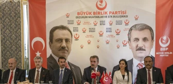 Erzurum politika: BBP Genel Başkanı Mustafa Destici, Erzurum'da konuştu