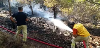 Son dakika haber | Çeşme'de yangın söndürme çalışmaları iyiye gidiyor
