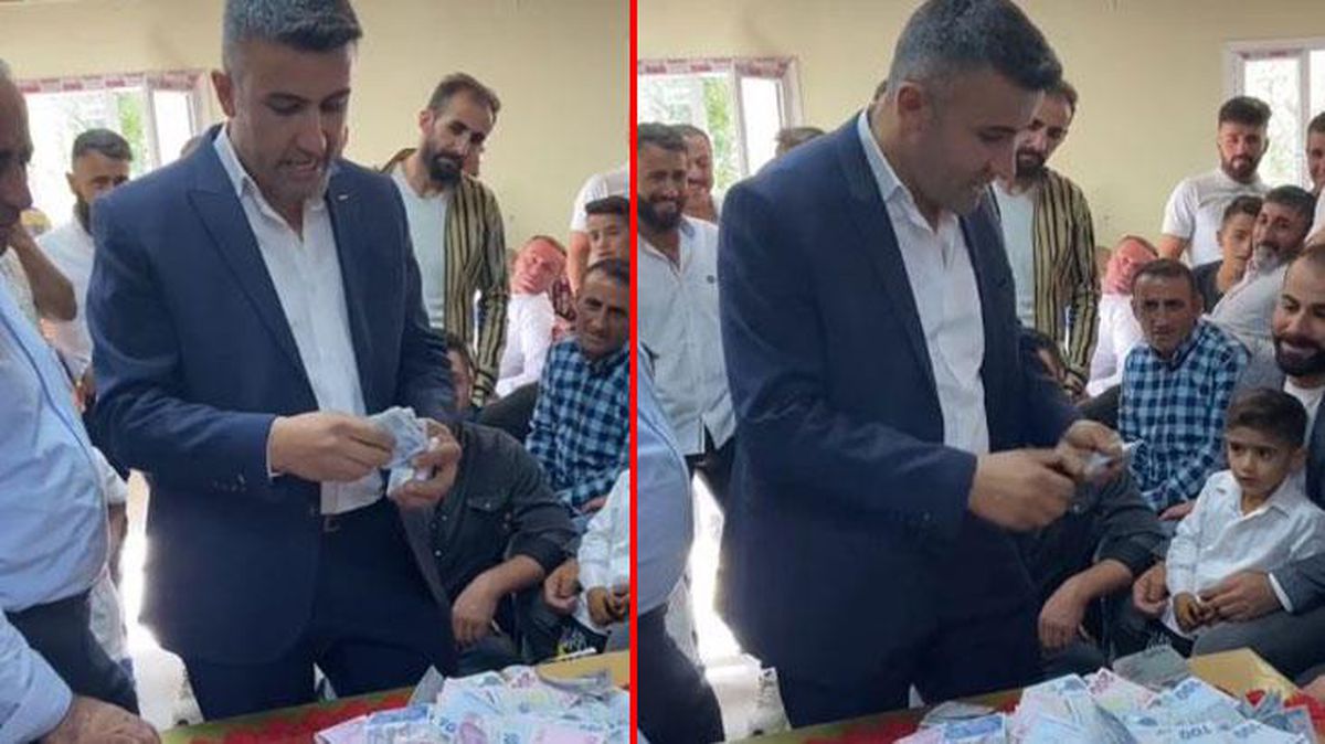 Aşiret düğününde bugüne kadar takılan takıları unutun! Paradan havuz yaptılar