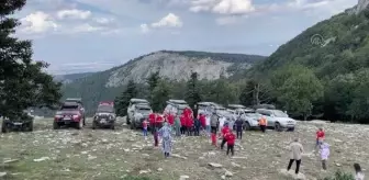 BALIKESİR - Gaziler anısına 1336 metrelik Çataldağ'a Türk bayrağı astılar