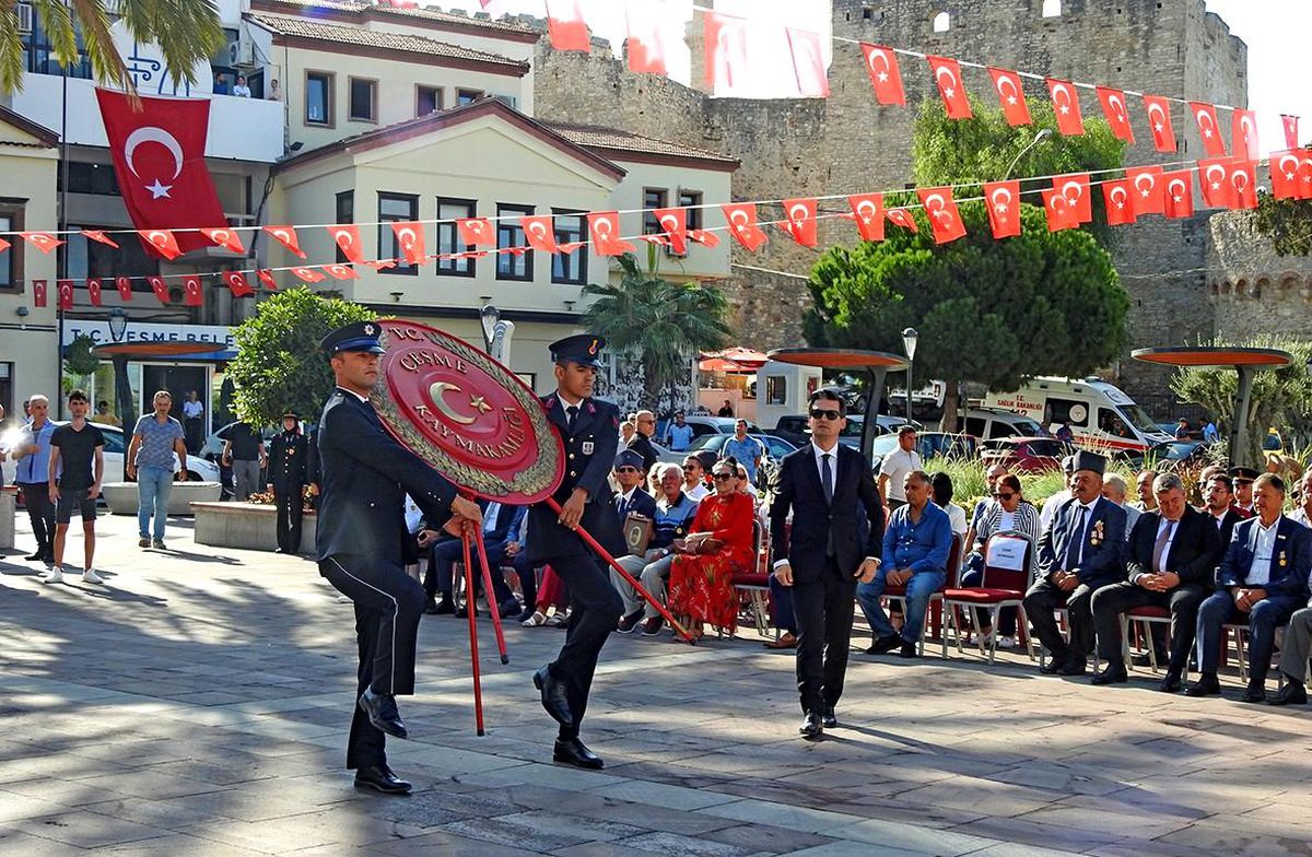 İzmir haber | Gaziler Günü Çeşme'de törenle kutlandı