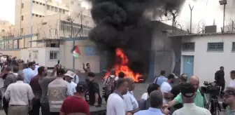 Gazze'de UNRWA Protestosu