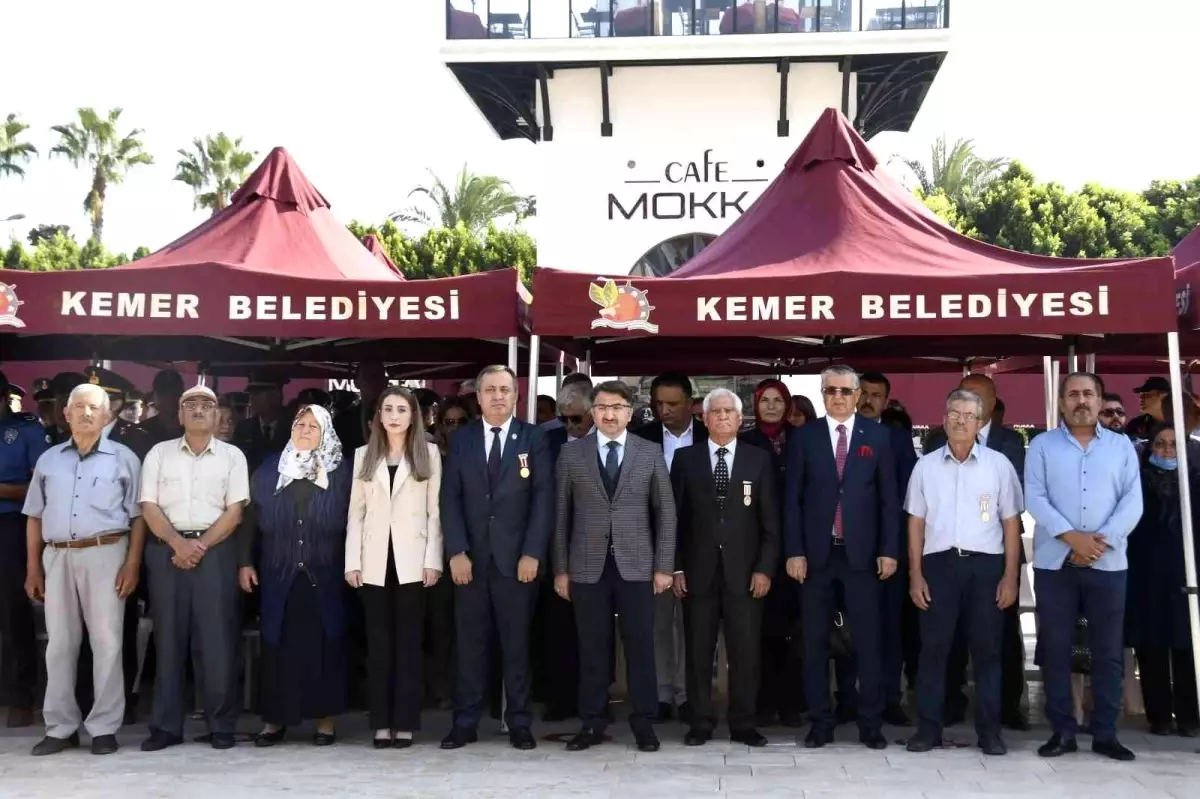Burdur haberi! Kemer'de 19 Eylül Gaziler Günü törenle kutlandı