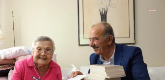 Bursa yerel haberleri | Mudanya Belediye Başkanı Türkyılmaz'dan, Muazzez İlmiye Çığ'a Taş Mektep Ziyareti