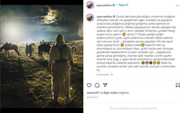 Uğur Pektaş mahrem görüntü paylaşımı ne? Uğur Pektaş'ın instagram paylaşımı ne?