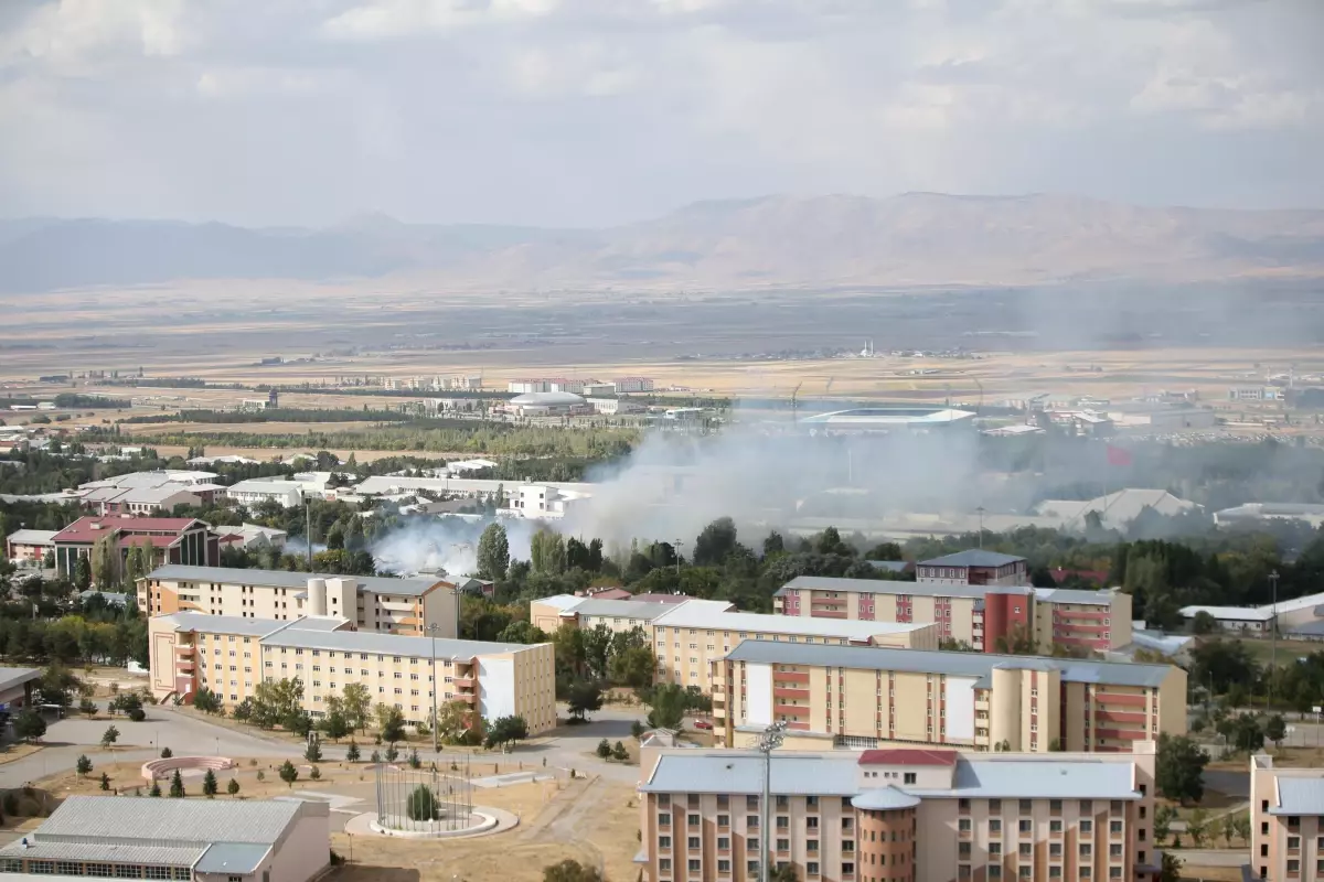 Son dakika haber... Atatürk Üniversitesi yemekhanesinde yangın