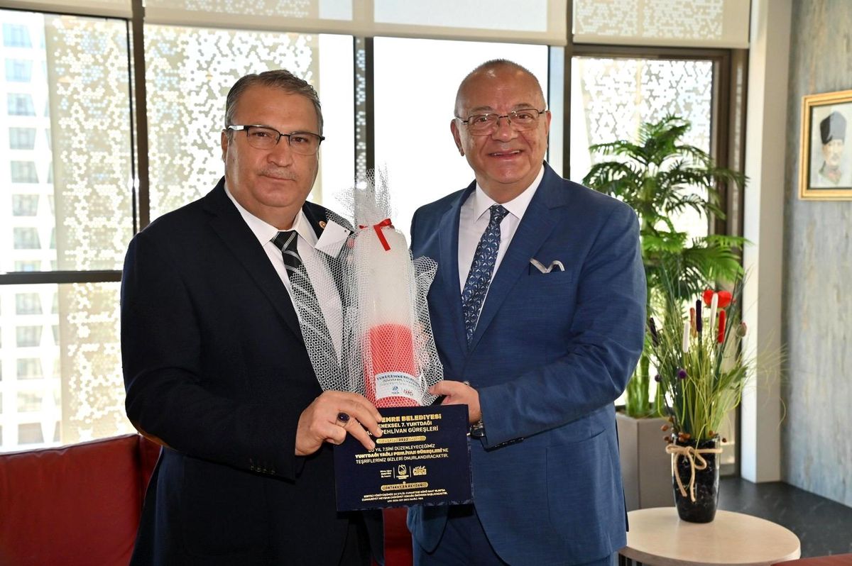 Başkan Çerçi'den Başkan Ergün'e kırmızı dipli mumla güreş daveti