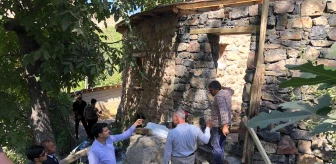 Hakkari haberi... Çukurca'nın tarihi taş değirmeninde restorasyon çalışması başlatıldı