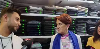 Ankara haber | İYİ Parti Genel Başkanı Akşener Pursaklar ve Keçiören'de esnafı ziyaret etti