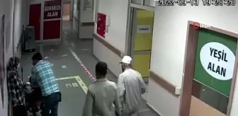 Şizofreni şahıs, önce araçta sonra hastanede komşusuna kurşun yağdırdı: Panik anları kamerada