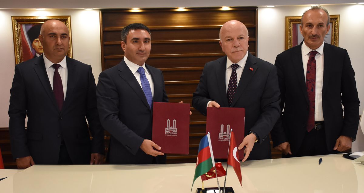 Erzurum haberi... Erzurum ile Azerbaycan'ın Şuşa kenti arasında 'Kardeş Şehir' protokolü imzalandı