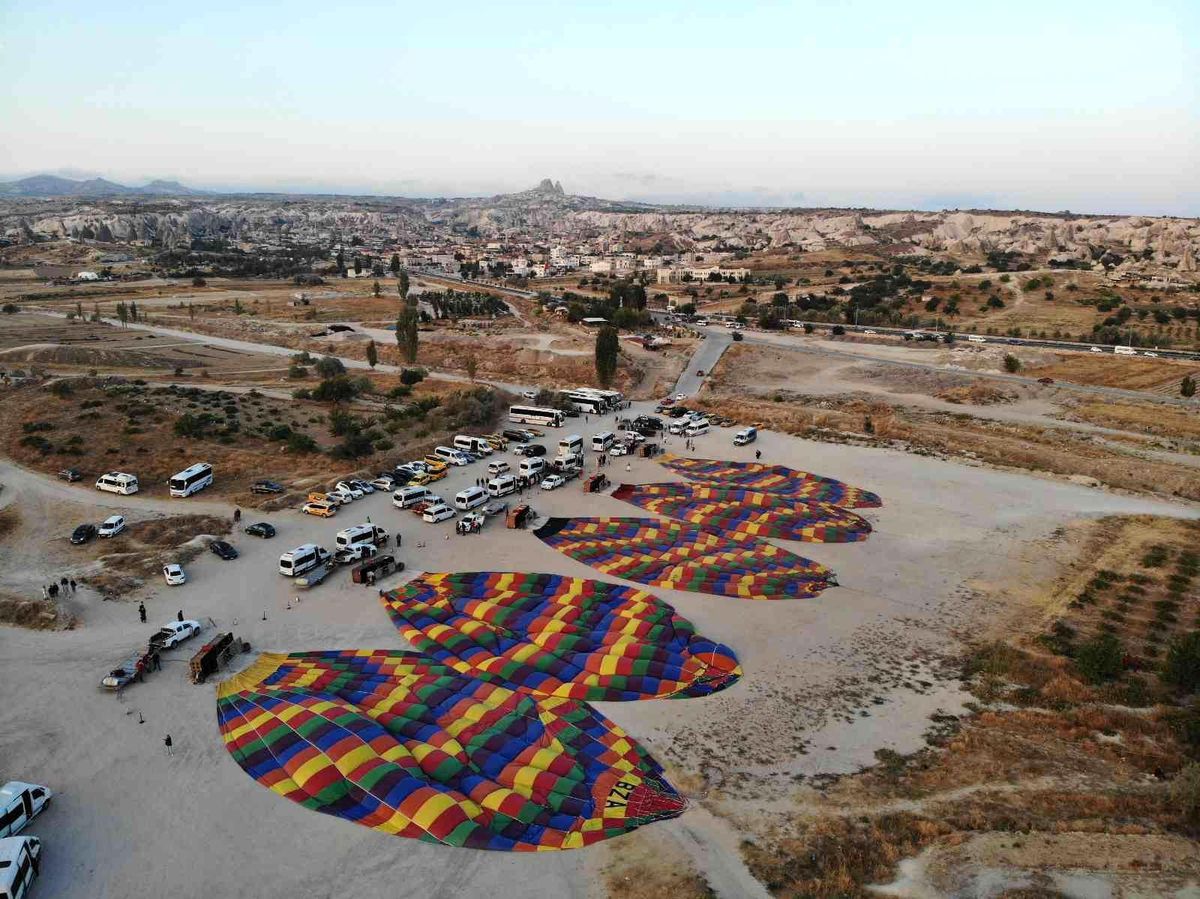 Görsel şölene rüzgar engeli