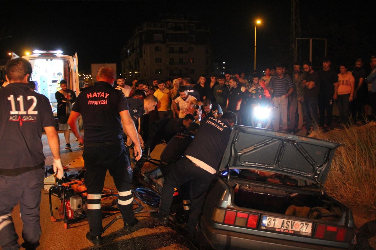 Devrilen otomobilin sürücüsü öldü