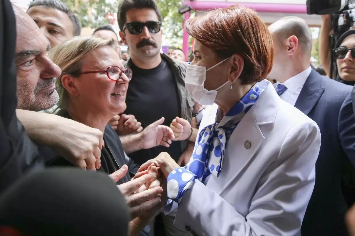 Ankara politika haberleri: İYİ Parti Genel Başkanı Akşener, Çankaya esnafını ziyaret etti