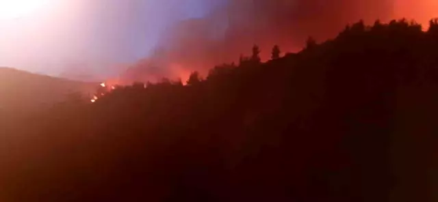 Muğla haber! Marmaris'te alevlerle mücadele 7 saattir devam ediyor Muğla haber! Marmaris'te alevlerle mücadele 7 saattir devam ediyor