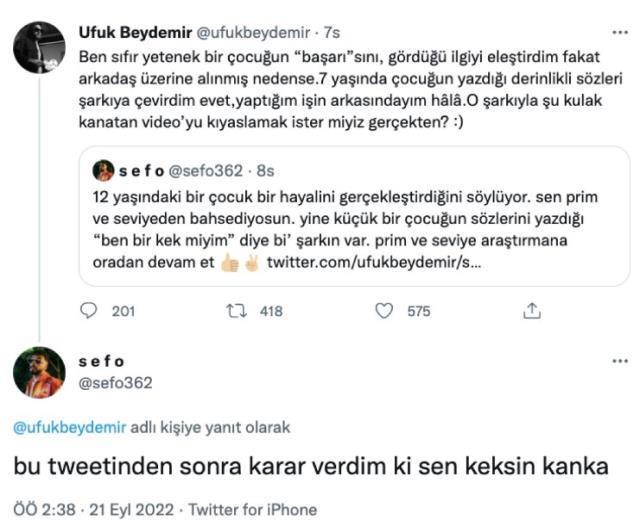 Sefo Ufuk Beydemir tartışması ne? Sefo Ufuk Beydemir neden tartıştı? Sefo Ufuk Beydemir tartışması ne? Sefo Ufuk Beydemir neden tartıştı?