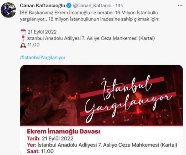 Son Dakika! İBB Başkanı Ekrem İmamoğlu'nun YSK üyelerine hakaretten yargılandığı dava 11 Kasım'a ertelendi