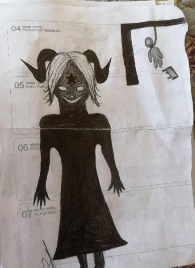 Cinsel istismara uğrayan liseli kız kendini asmak istedi! Yaşadıklarını çizerek anlatmış