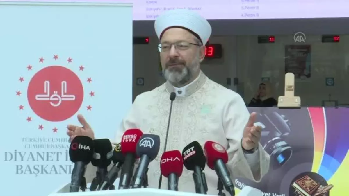 Diyanet İşleri Başkanı Erbaş: 'Hangi yaşta olursa olsun Kuran kurslarımız bütün vatandaşlarımıza açıktır'