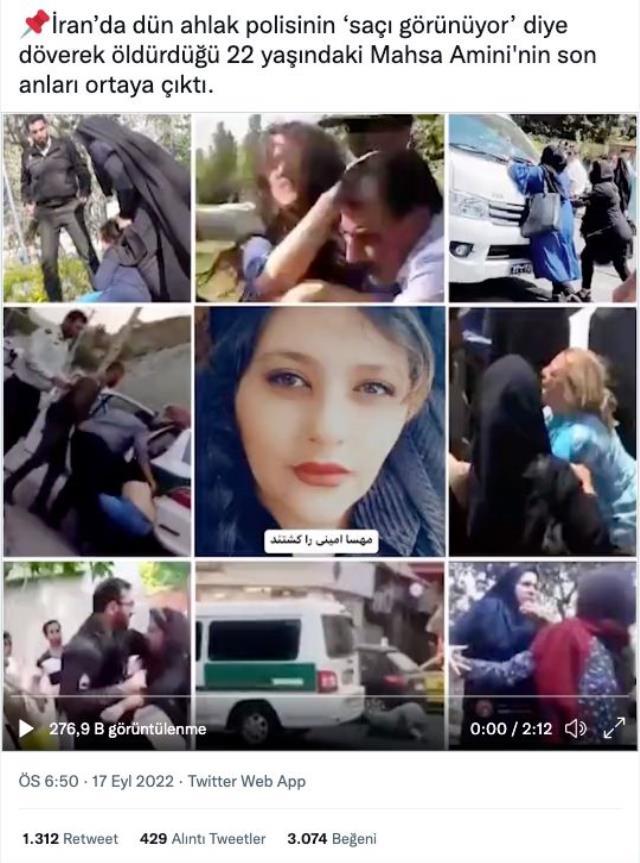 Mahsa Amini'nin son anlarını gösterdiği iddia edilen video gerçek mi? Mahsa Amini'nin son anlarının yer aldığı iddia edilen video doğru mu?
