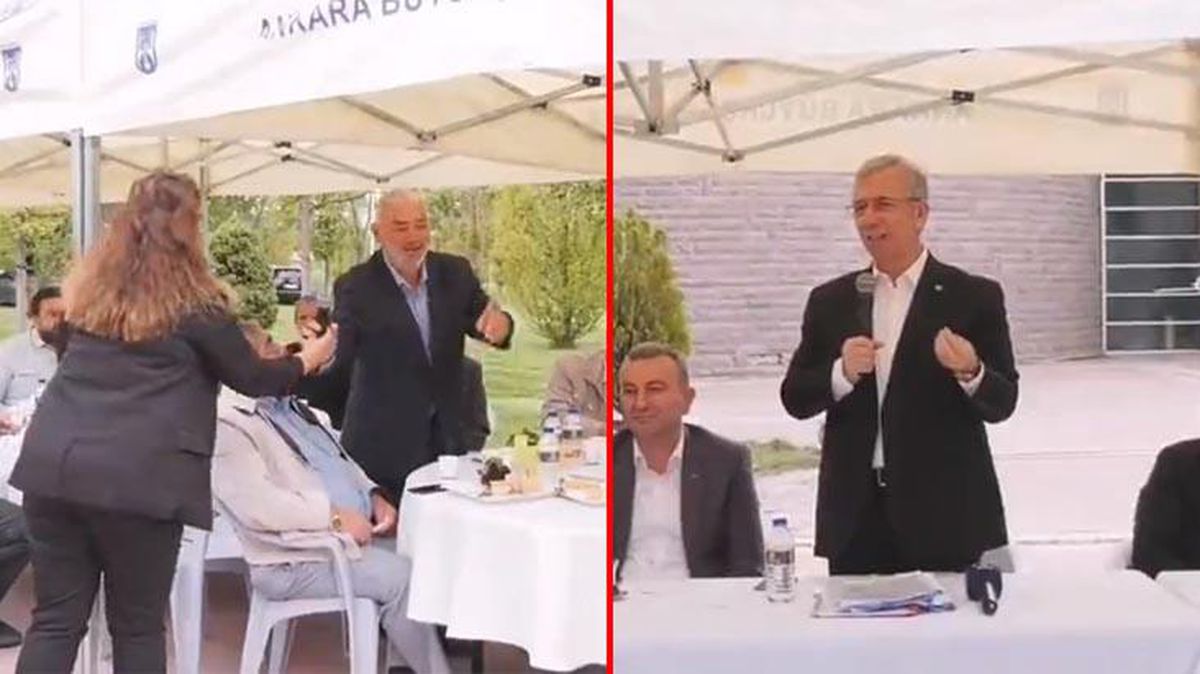 Mansur Yavaş'ın 'Siz de oturun' diyen vatandaşla diyaloğu muhtarlardan alkış aldı: Mahkemede ayakta ifade verilir