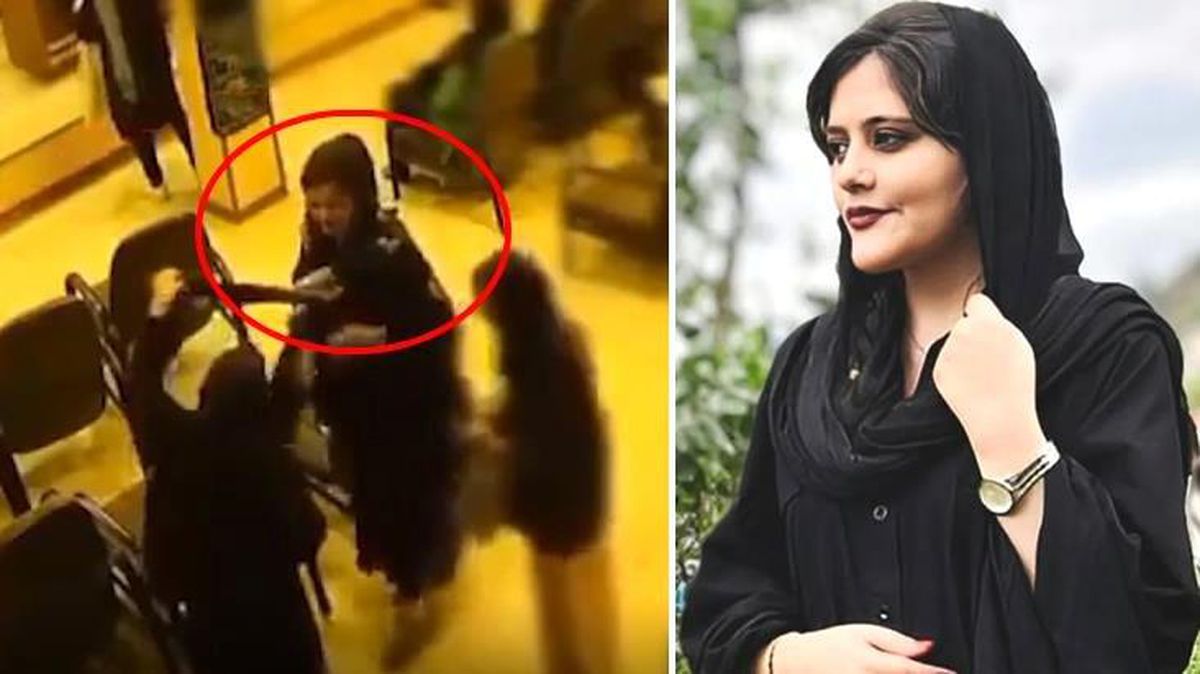 Ölümü İran sokaklarını karıştıran Mahsa Emini'nin yere yığıldığı anların görüntüsü ortaya çıktı
