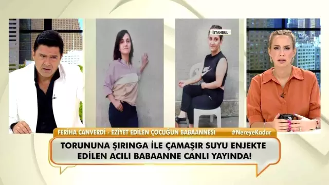 Annesinin şırınga ile eziyet ettiği çocuğun babaannesinin can yayında anlattıkları 'pes' dedirtti Annesinin şırınga ile eziyet ettiği çocuğun babaannesinin can yayında anlattıkları 'pes' dedirtti