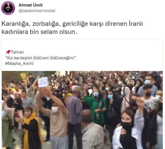 ÜNLÜ İSİMLERDEN BAŞÖRTÜ YASAĞINA UYMADIĞI İÇİN ÖLDÜRÜLEN 'MAHSA AMİNİ' PAYLAŞIMI! ÜNLÜ İSİMLERDEN BAŞÖRTÜ YASAĞINA UYMADIĞI İÇİN ÖLDÜRÜLEN 'MAHSA AMİNİ' PAYLAŞIMI!