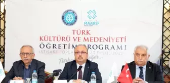 TMV'nin 'Türk Kültürü ve Medeniyeti Öğretim Programı' istişare toplantısı
