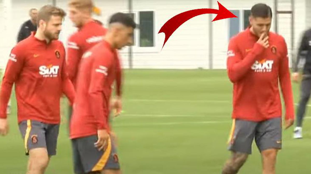Wanda Nara terk ettikten sonra ilk kez görüntülendi! Icardi'nin jest ve mimikleri çok konuşulur