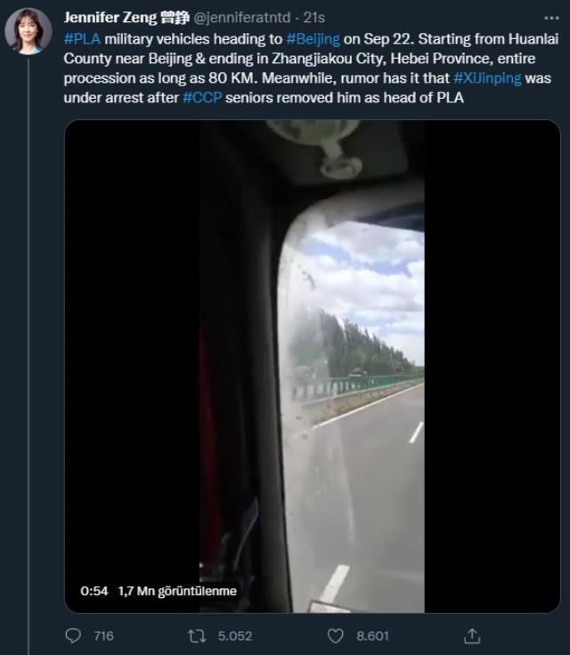 Çinli gazetecinin iddiası dünya gündemine oturdu! Önce 'Çin'de darbe oldu' deyip video paylaştı, sonra geri adım attı