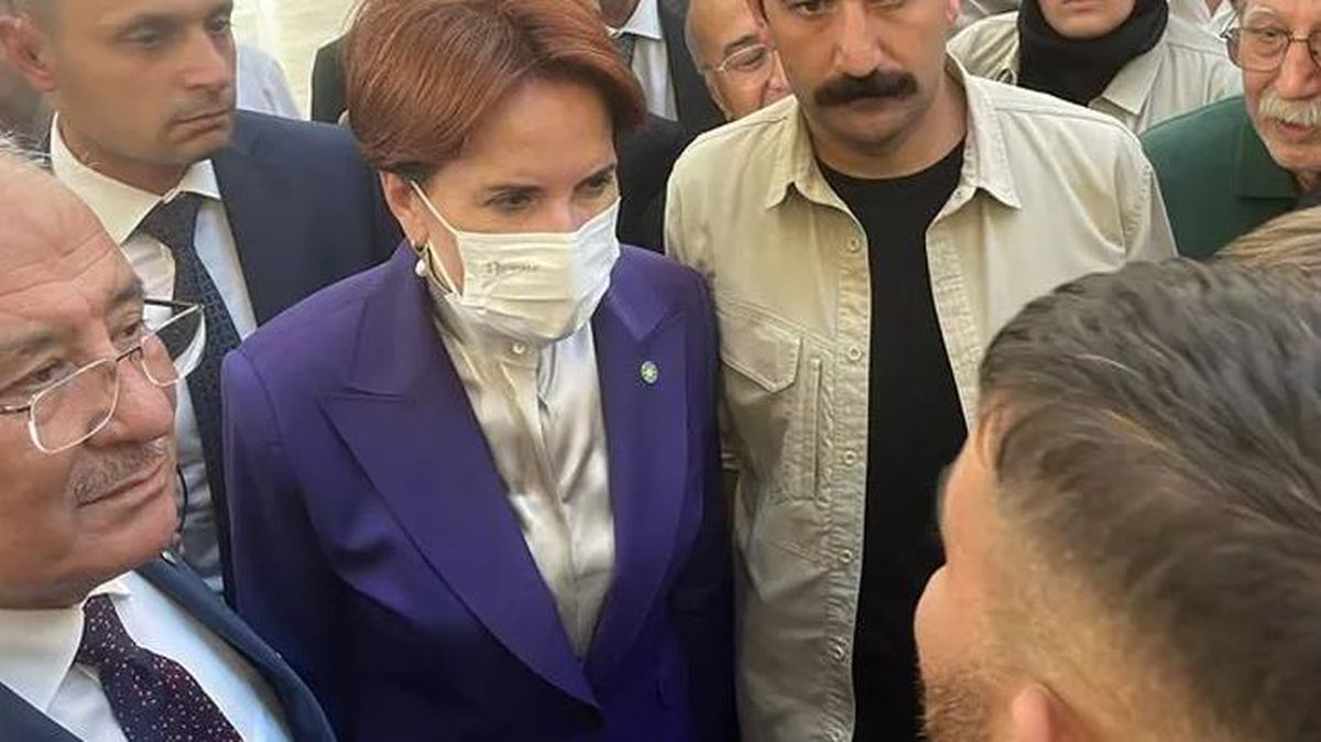 Akşener'e Mersin'de beklemediği tepki! Korumalar apar topar vatandaşı bölgeden uzaklaştırdı