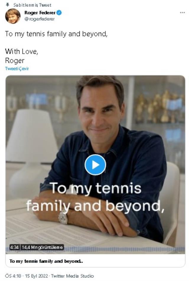 Roger Federer tenisi bıraktı mı? Roger Federer tenisi neden bıraktı, emekli mi olacak? Roger Federer kaç yaşında tenisi bıraktı?