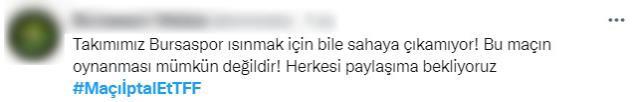 Amed Sportif-Bursaspor maçı öncesi saha karıştı! TFF'ye iptal çağrısı yapılıyor