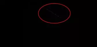 Elazığ semalarında şaşkınlığına neden olan ışıklı cisimlerin Starlink uydusu olduğu anlaşıldı
