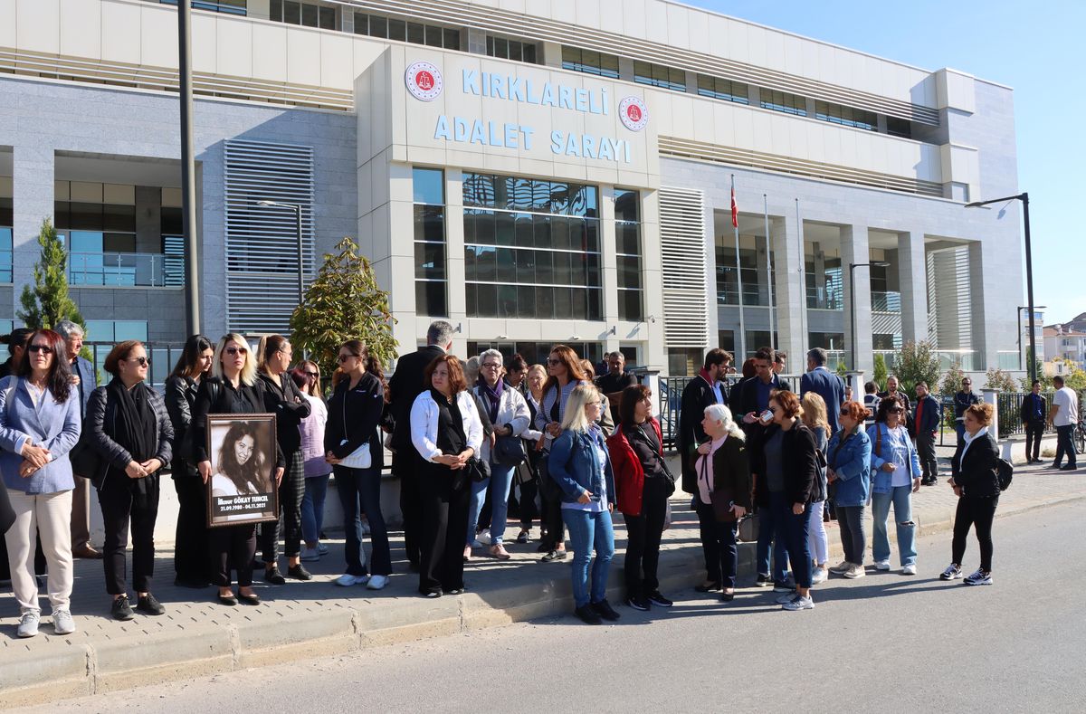 Kırklareli gündem haberleri: Kırklareli'nde takip ettiği kadını bıçaklayarak öldüren sanığın yargılanmasına devam edildi