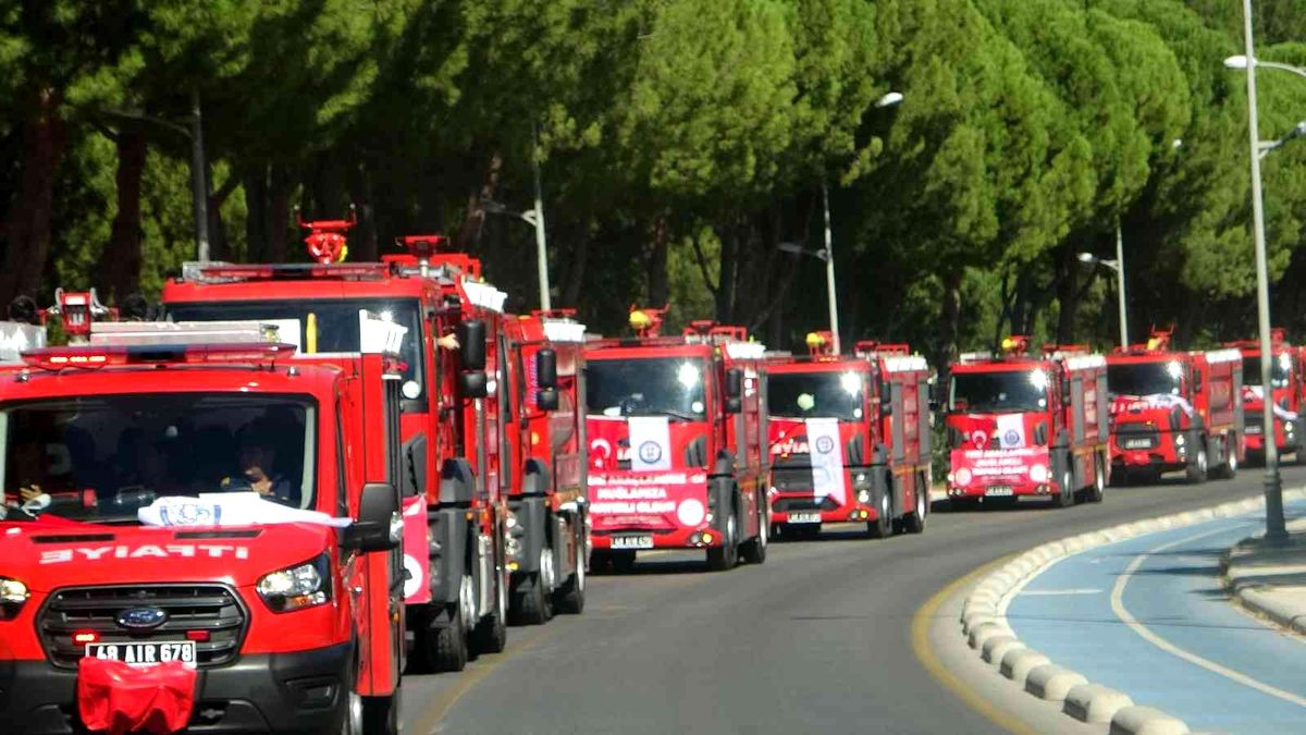 Muğla yerel haberi... Muğla Büyükşehir itfaiye araç sayısını 167'ye yükseltti