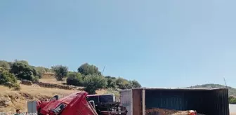 Son dakika haberi: Aydın'da devrilen tırın sürücüsü hayatını kaybetti