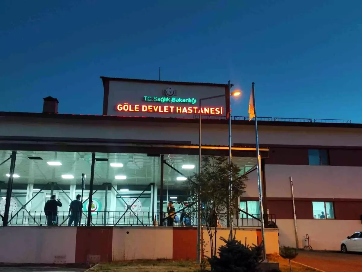 Ardahan haberi! Göle'deki depremde binadan başına tuğla düşen bir kişi yaralandı