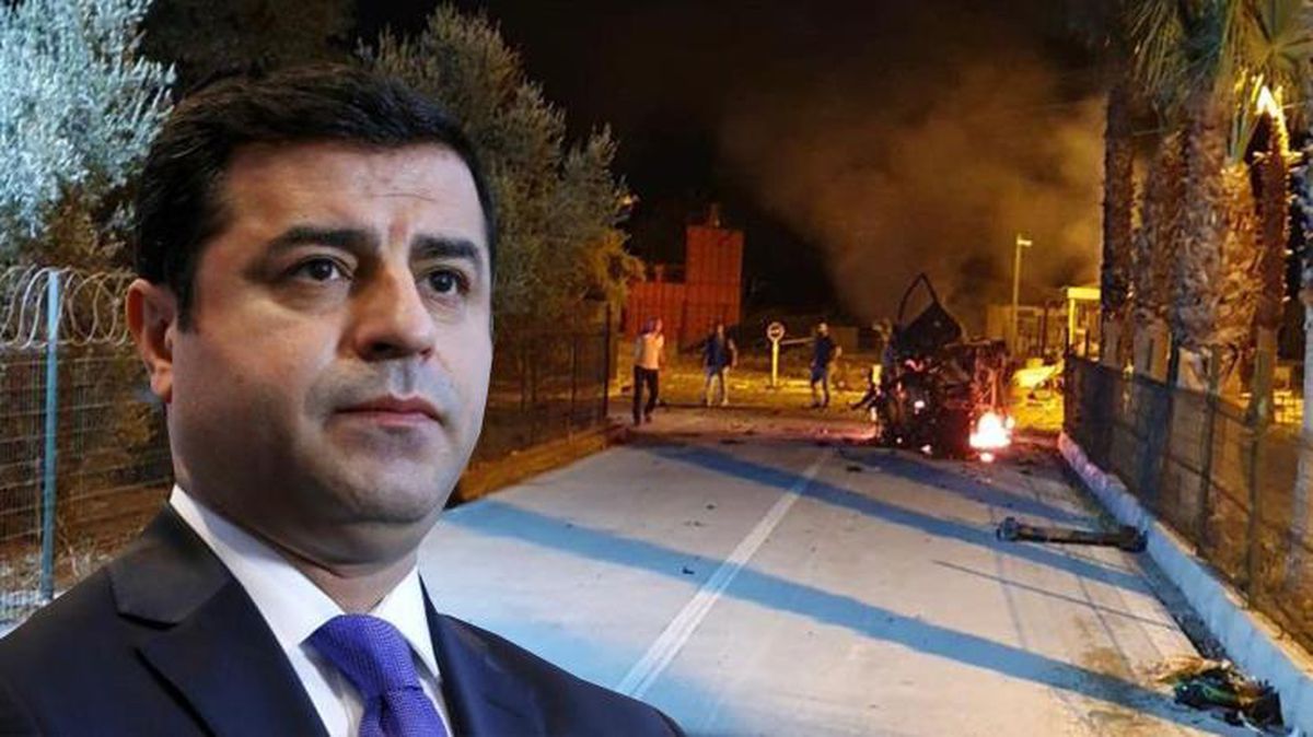 Cezaevindeki Demirtaş, Mersin'deki terör saldırısıyla ilgili paylaşım yaptı