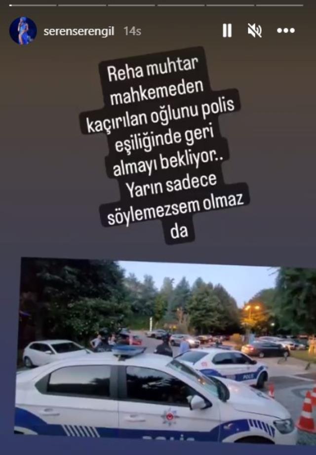 Seren Serengil'in 'Reha Muhtar kaçırılan oğlunu alıyor' paylaşımı Deniz Uğur'un avukatını sinirlendirdi Seren Serengil'in 'Reha Muhtar kaçırılan oğlunu alıyor' paylaşımı Deniz Uğur'un avukatını sinirlendirdi