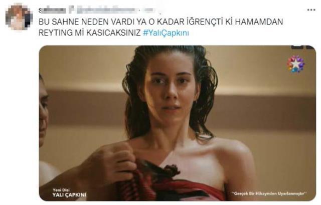 Yalı Çapkını dizisindeki hamam sahnesi izleyicileri çileden çıkardı