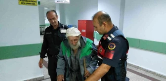 Son dakika haber! 91 yaşındaki dedeye jandarma ve polis şefkati
